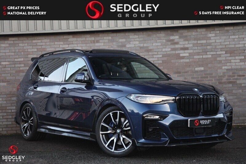 Blue Used 2022 BMW X7 M Sport SUV | £56,995 (Super price) - Image 1/4