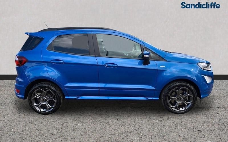Used Ford Ecosport ST-Line 125 HP (91 kW) 2022 Desert island blue (premium paint) SUV