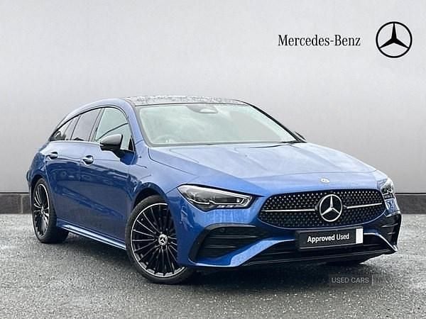 Used Mercedes CLA220 AMG Line Premium Plus 2025 Blue Sedan