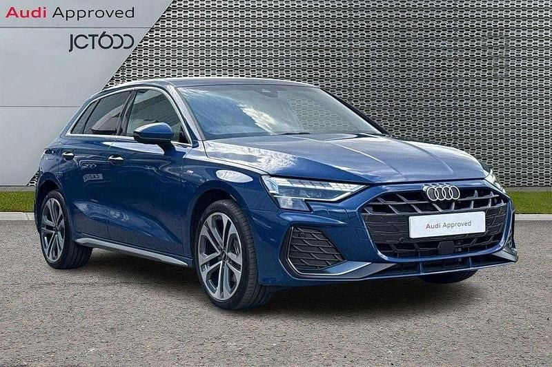 Blue Used 2025 Audi A3 e-tron S-Line Hatchback | £30,000 (Expensive) - Image 1/4