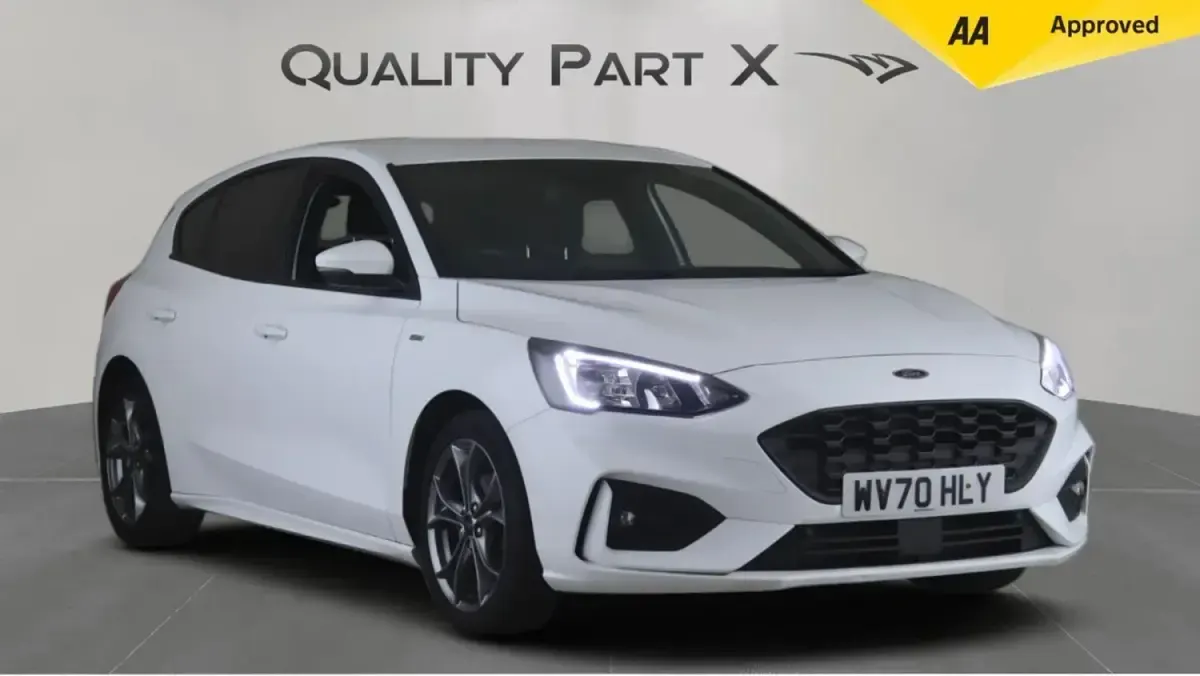 Begagnad Ford Focus ST-Line 2020 Vit Halvkombi