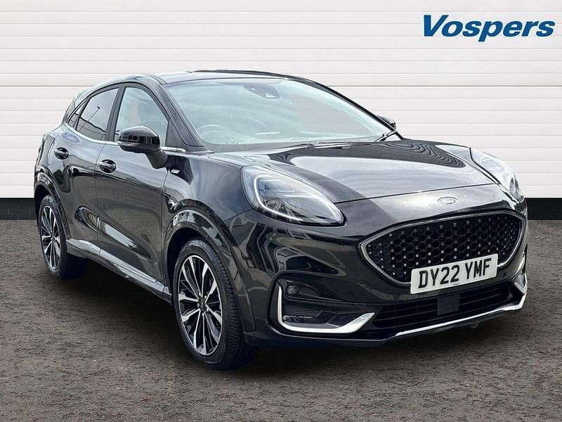 Black Used 2022 Ford Puma ST-Line SUV | £17,700 (A bit pricey) - Image 1/3