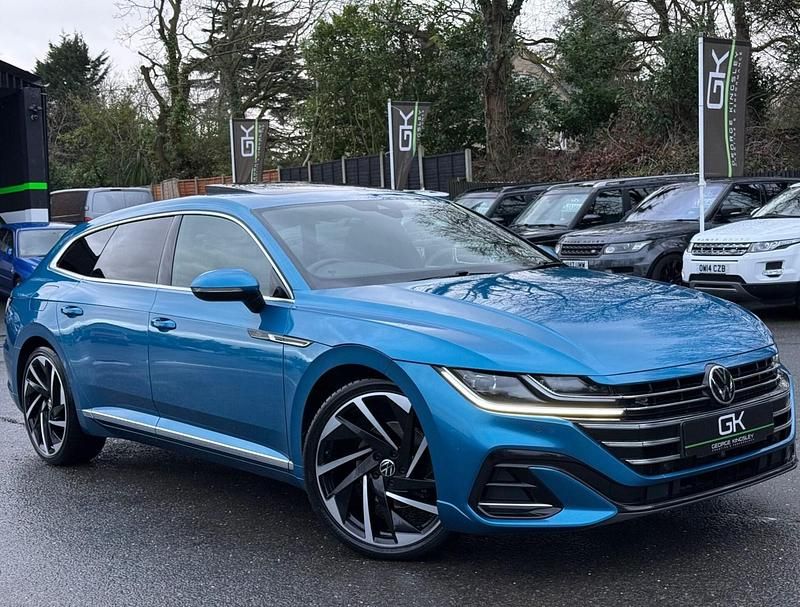 Used VW Arteon R-line 150 HP (110 kW) 2022 Blue Estate