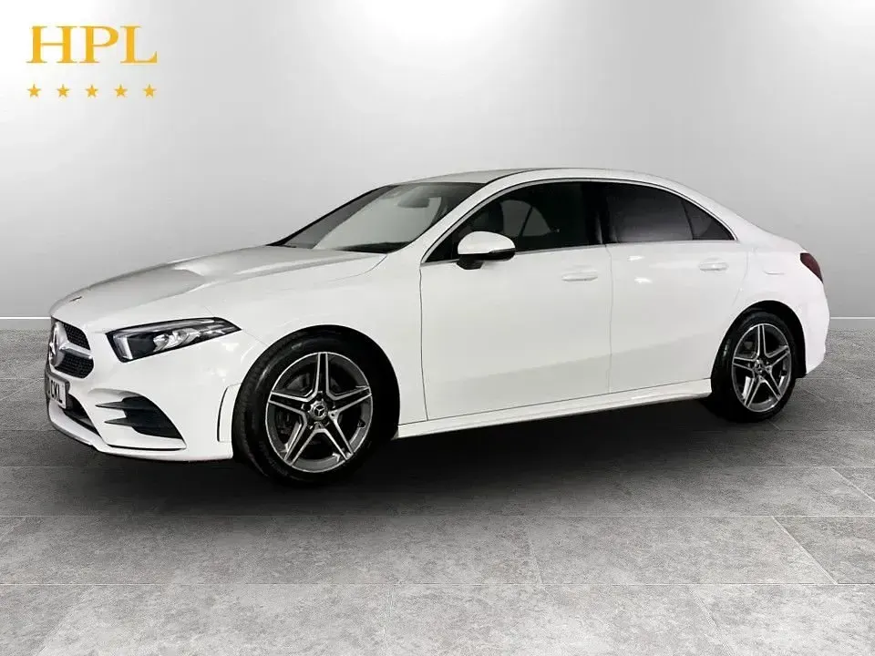 Used Mercedes A180 AMG line 116 HP (85 kW) 2020 White Sedan