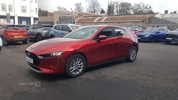 Used Mazda 3 2023 Red Hatchback