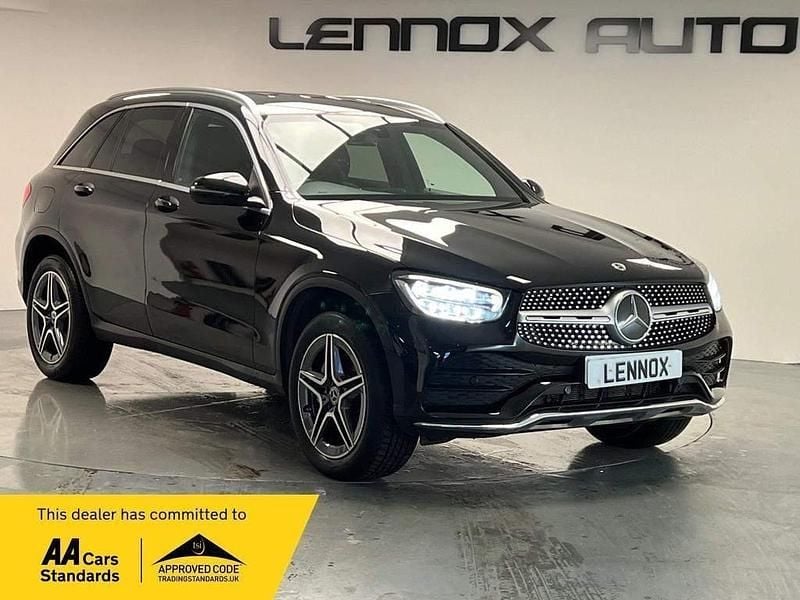Black Used 2021 Mercedes GLC300e AMG line SUV | £28,990 (Fair price) - Image 1/4