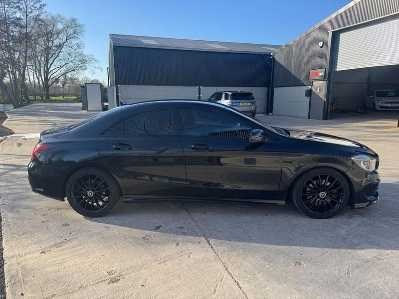 Used Mercedes CLA220 AMG line 177 HP (130 kW) 2016 Black Sedan