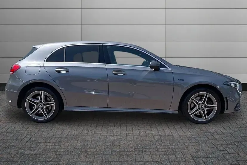 Used Mercedes A250 AMG line 218 HP (160 kW) 2021 Grey Hatchback