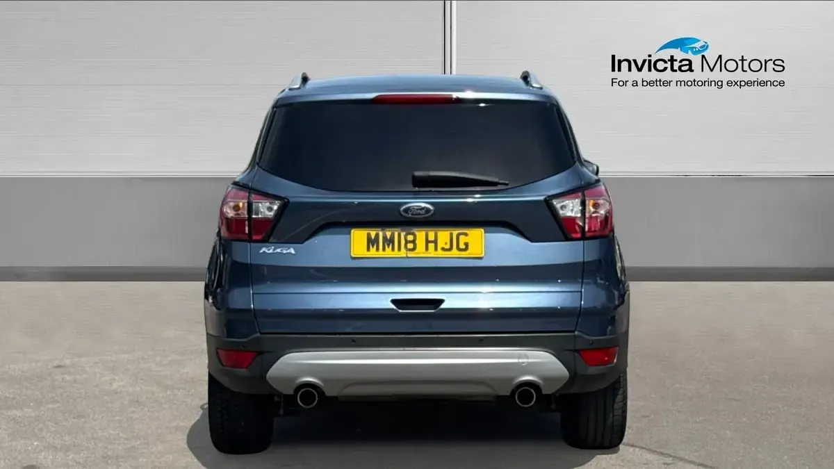 Used Ford Kuga Titanium 120 HP (88 kW) 2018 Chrome blue metallic SUV