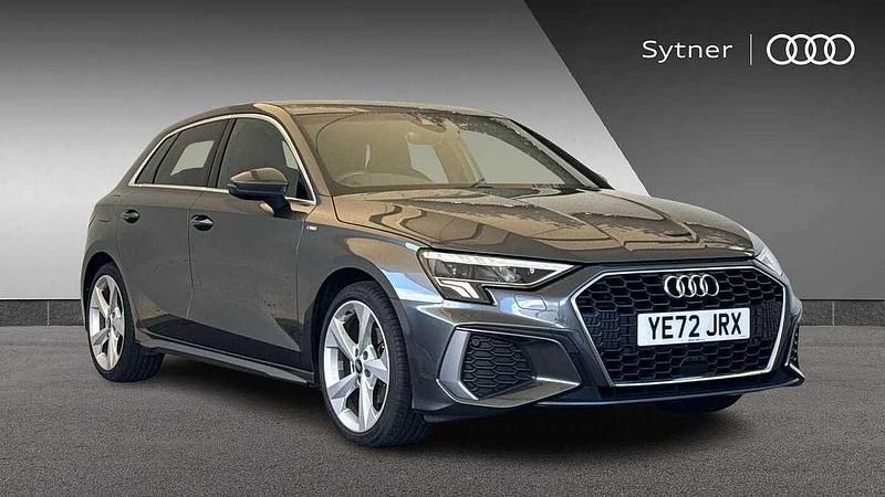Grey Used 2022 Audi A3 S-Line Hatchback | £24,500 (A bit pricey) - Image 1/4