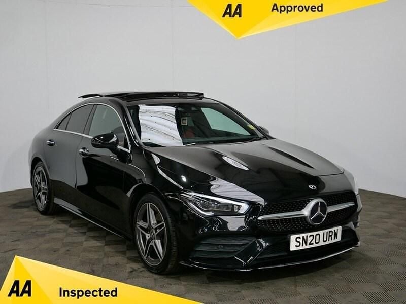 Black Used 2020 Mercedes CLA180 AMG Line Premium Plus Sedan | £24,141 (Fair price) - Image 1/3