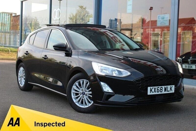Black Used 2018 Ford Focus Titanium Hatchback | £11,875 (Fair price) - Image 1/3