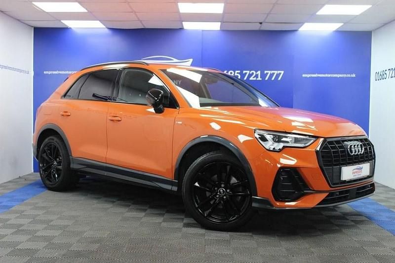 Used Audi Q3 Black Edition 150 HP (110 kW) 2021 Orange SUV
