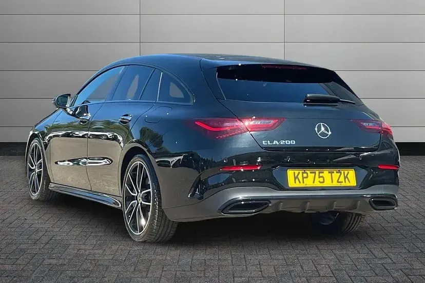 Used Mercedes CLA200 Shooting Brake AMG Line Premium 175 HP (128 kW) 2025 Cosmos black Estate