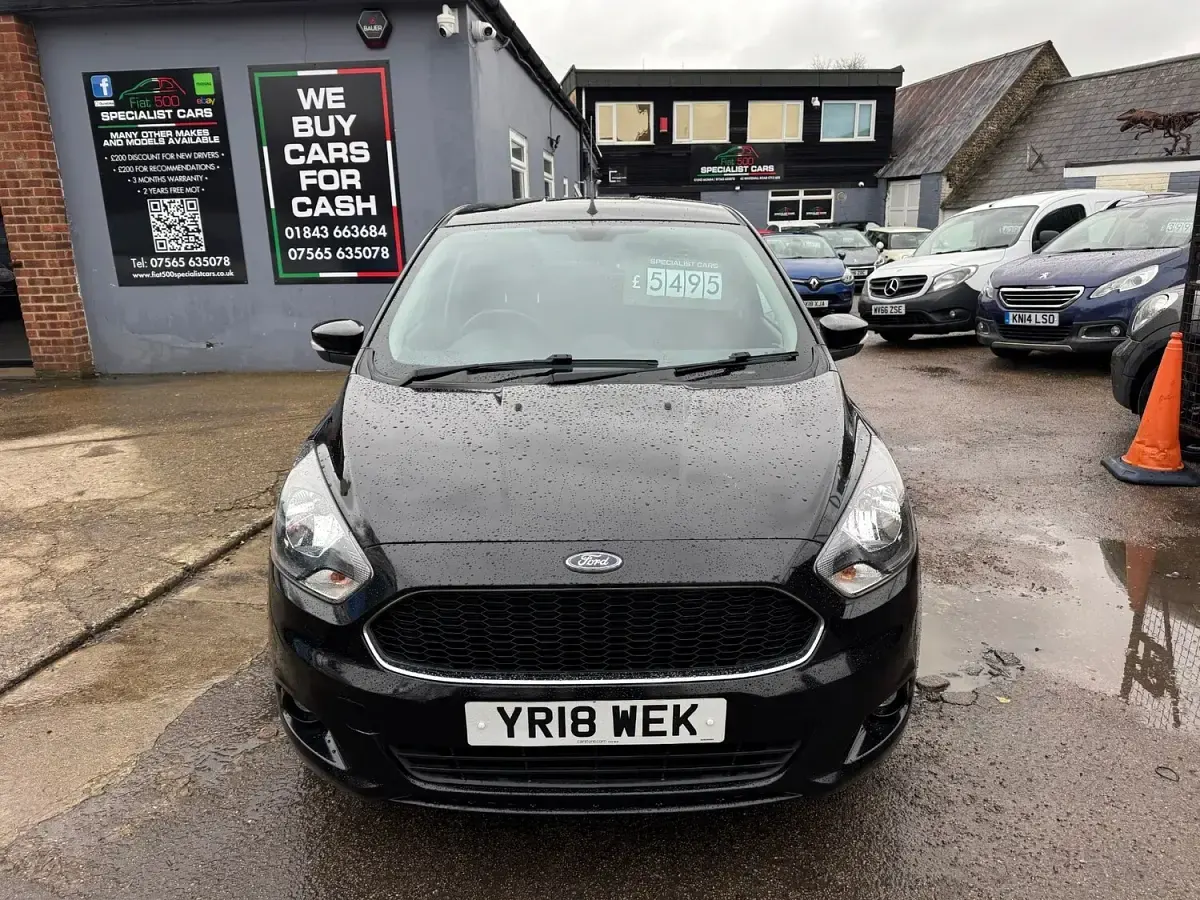 Used Ford Ka Plus Zetec 2018 Black Hatchback