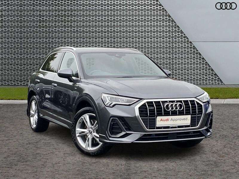 Grey Used 2020 Audi Q3 S-Line SUV | £27,695 (Fair price) - Image 1/4