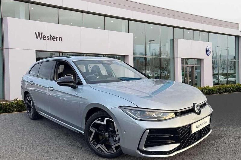 Silver New 2025 VW Passat R-line Estate | £36,999 (Fair price) - Image 1/4