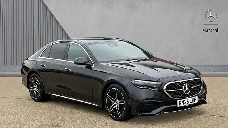 Used Mercedes E200 AMG Line Premium 204 HP (150 kW) 2025 Metallic paint graphite grey Sedan