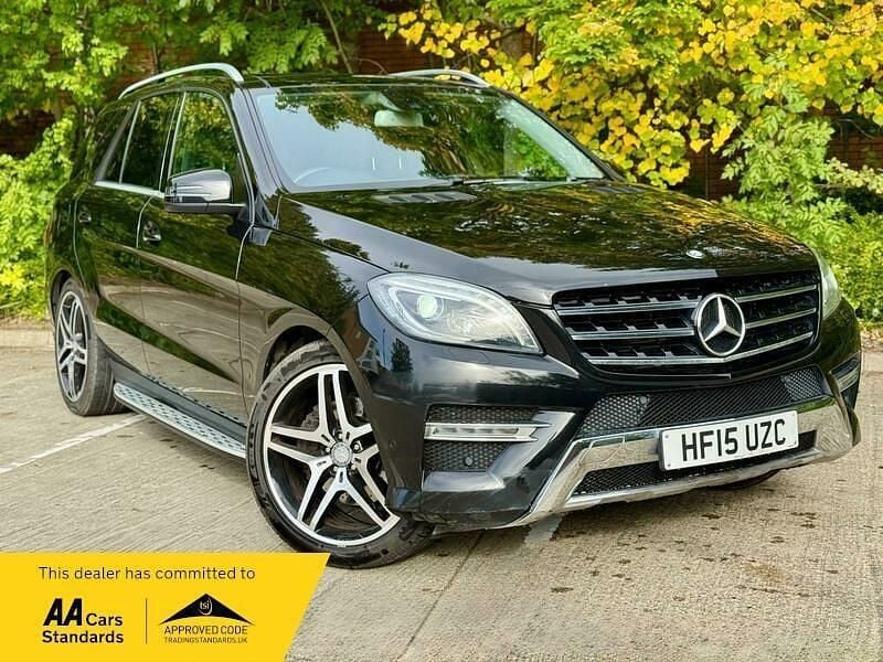 Black Used 2015 Mercedes ML250 AMG Line Premium SUV | £10,495 (Good price) - Image 1/4