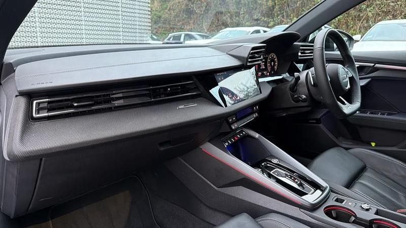 Used Audi A3 Black Edition 150 HP (110 kW) 2025 Blue Hatchback