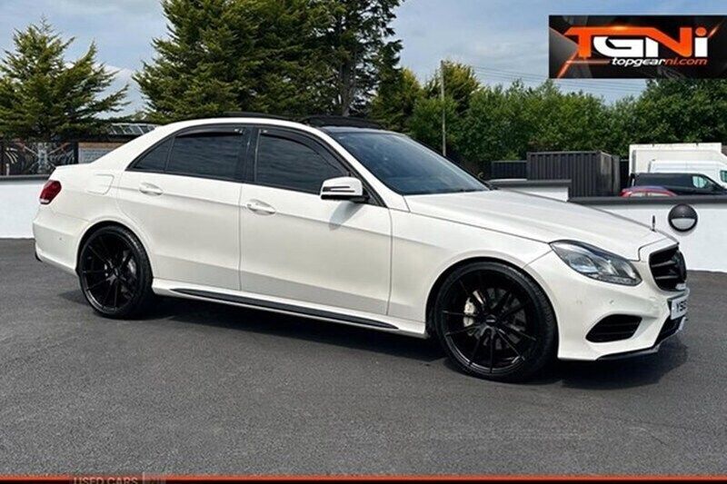 White Used 2013 Mercedes E350 AMG Sedan | £14,495 - Image 1/1