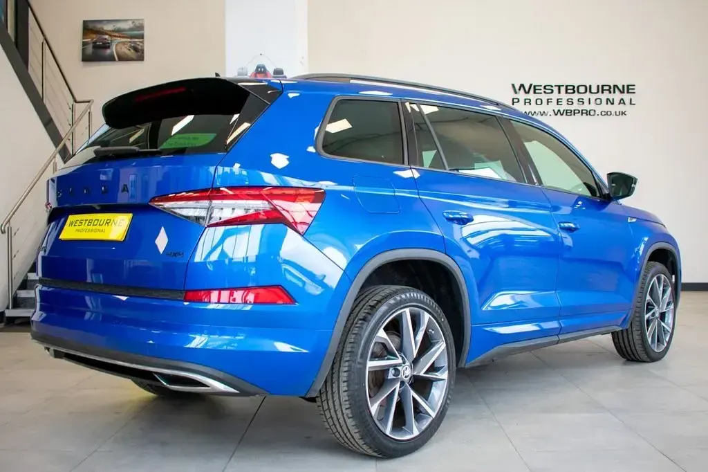Used Skoda Kodiaq SportLine 200 HP (147 kW) 2023 Blue SUV