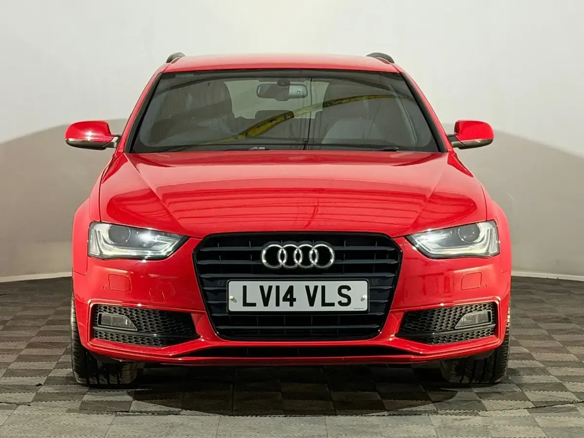 Used Audi A4 Black Edition 177 HP (130 kW) 2014 Red Estate
