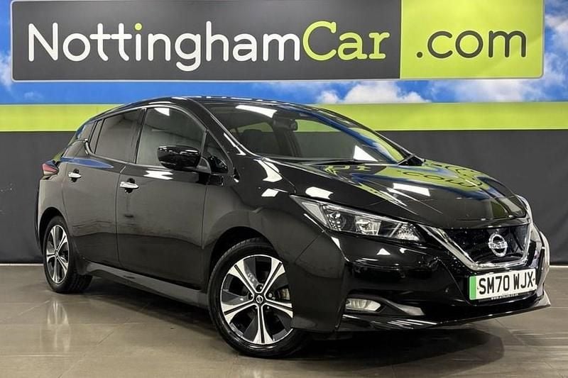 Used Nissan Leaf N-Connecta 110 kW (150 HP) 2021 Black Hatchback