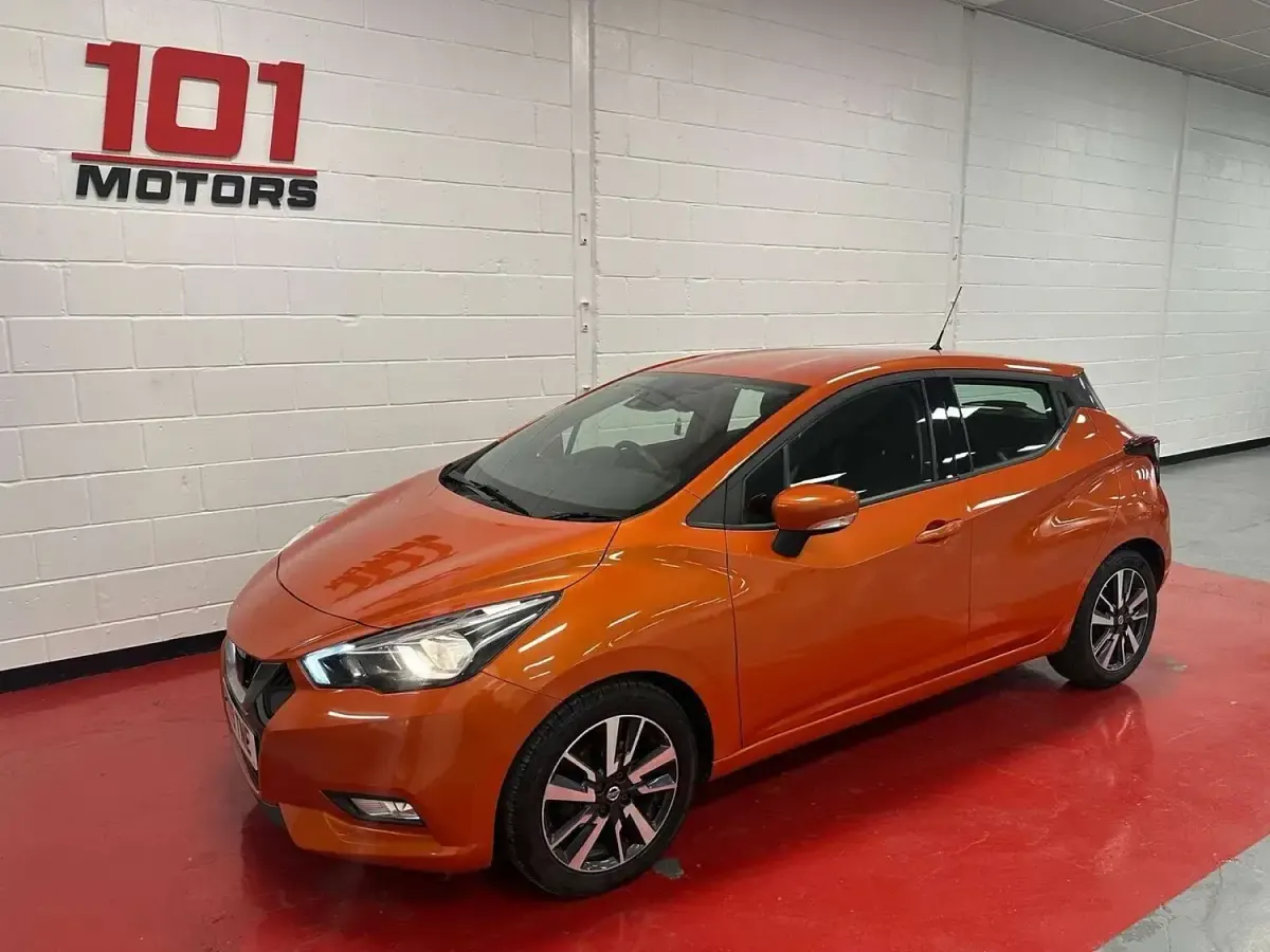 Używany Nissan Micra Acenta Limited Edition 90 KM (66 kW) 2019 Pomarańczowy Hatchback