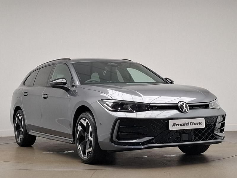 Grey New 2025 VW Passat R-line Estate | £41,295 - Image 1/4