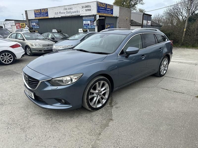 Begagnad Mazda 6 Inclusive 150 HK (110 kW) 2014 Blå Kombi