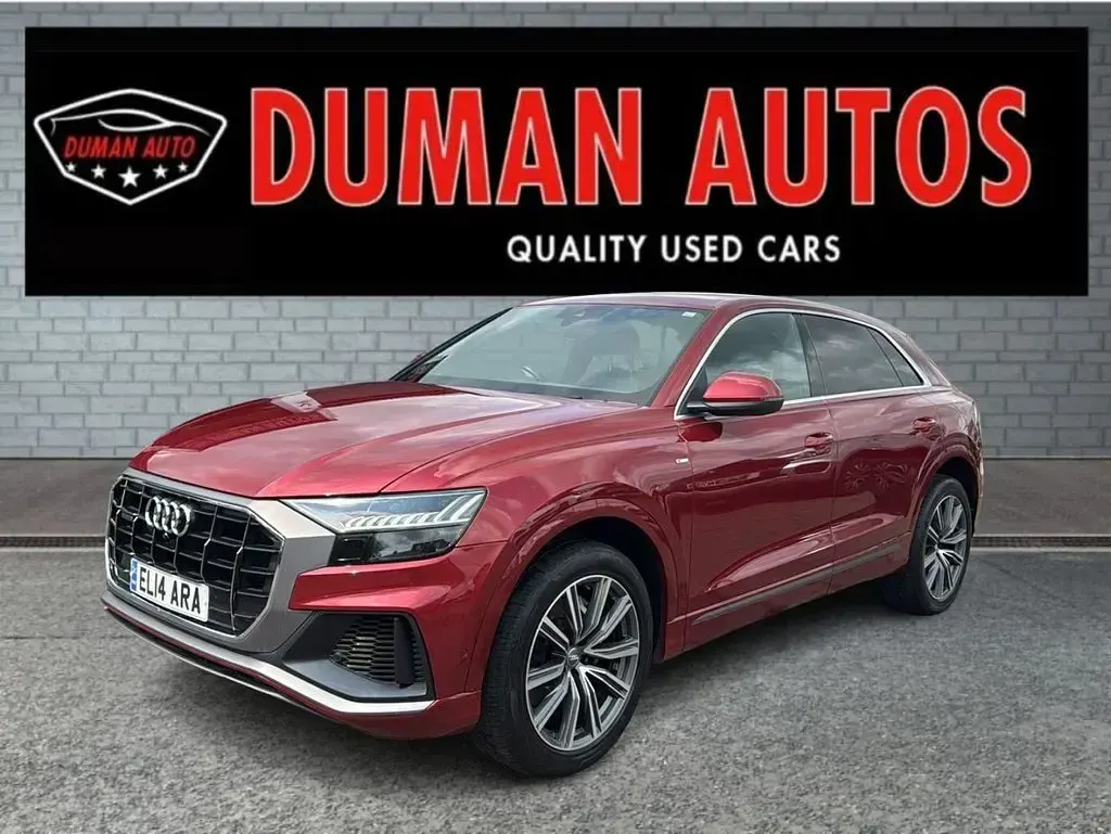 Used Audi Q8 S-Line 286 HP (210 kW) 2019 Red SUV
