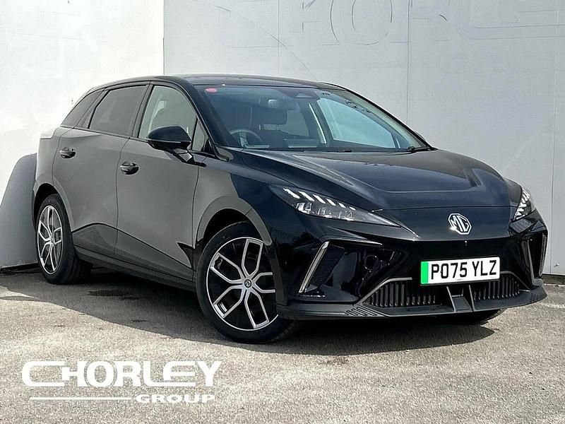 Black New 2025 MG MG4 EV Trophy Hatchback | £23,995 - Image 1/4