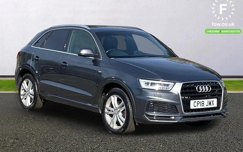 Begagnad Audi Q3 S-Line 150 HK (110 kW) 2018 Grå SUV