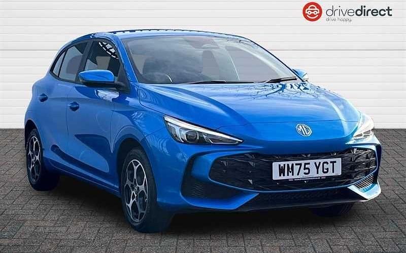 New MG MG3 SE 194 HP (142 kW) 2025 Blue Hatchback