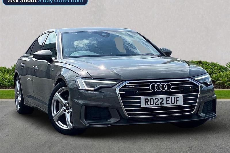 Grey Used 2022 Audi A6 S-Line Sedan | £27,221 (A bit pricey) - Image 1/4
