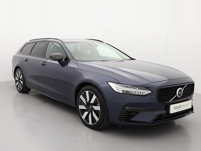 Used Volvo V90 Plus 350 HP (257 kW) 2025 Blue Estate