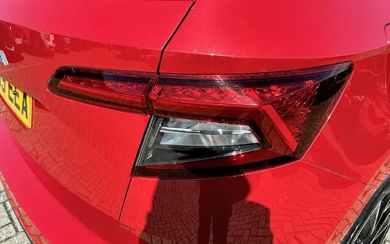 Used Skoda Karoq SportLine 150 HP (110 kW) 2019 Red SUV