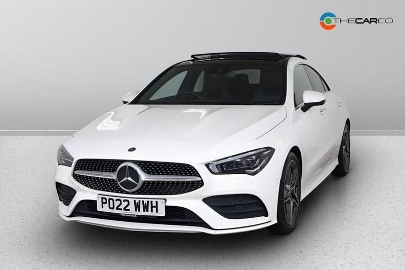 Used Mercedes CLA180 AMG line 2022 White Sedan