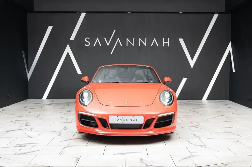 Used Porsche 911 2018 Orange Cabriolet