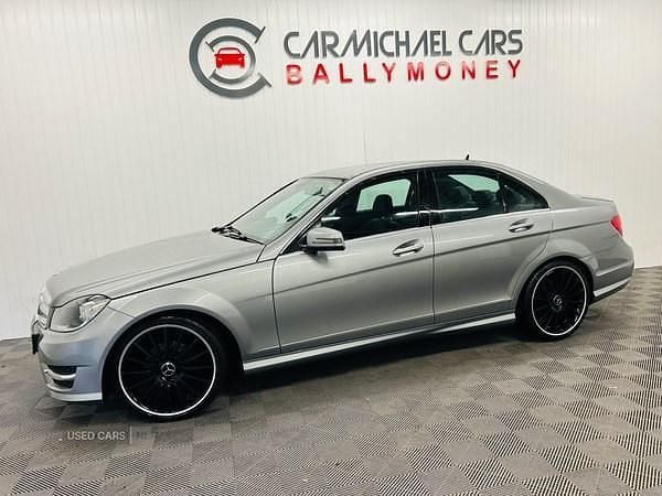 Silver Used 2013 Mercedes C200 AMG Sedan | £4,975 (Fair price) - Image 1/4