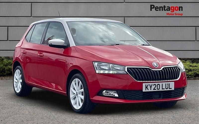 Red Used 2020 Skoda Fabia Colour Edition Hatchback | £10,473 (Fair price) - Image 1/4
