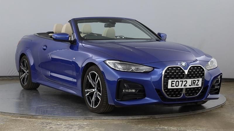 Blue Used 2022 BMW 420 M Sport Cabriolet | £32,500 (Fair price) - Image 1/4