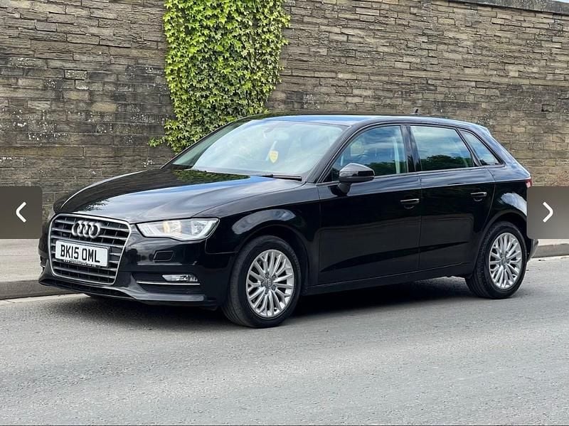 Used Audi A3 2015 Black Hatchback