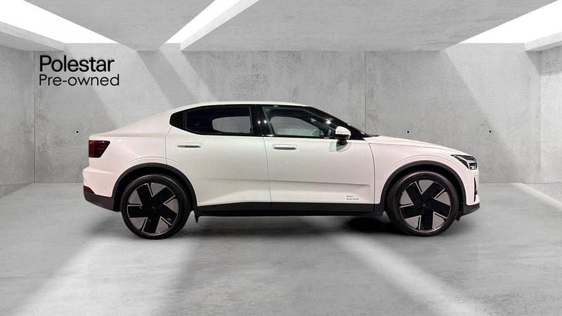 Ny Polestar 2 Long Range Single Motor 219 kW (299 HK) 2026 Vit Halvkombi
