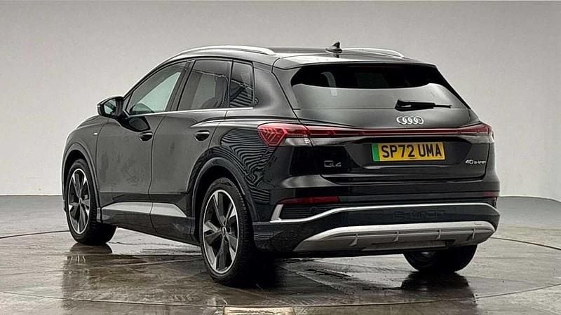 Used Audi Q4 e-tron S-Line 150 kW (204 HP) 2022 Black SUV