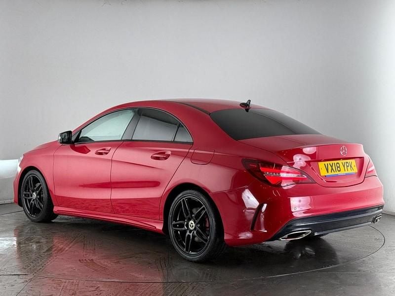 Used Mercedes CLA200 AMG line 136 HP (100 kW) 2017 Red Sedan