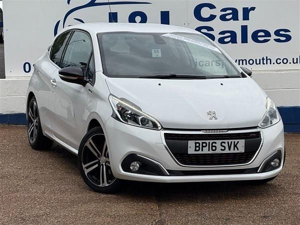 White Used 2016 Peugeot 208 GT-line Hatchback | £5,995 (Fair price) - Image 1/3