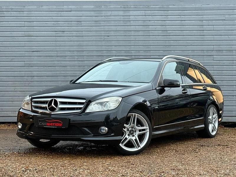 Used Mercedes C180 156 HP (114 kW) 2009 Black Estate