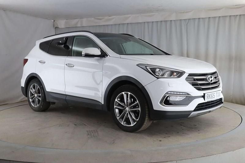 Used Hyundai Santa Fe Premium SE 2015 White SUV